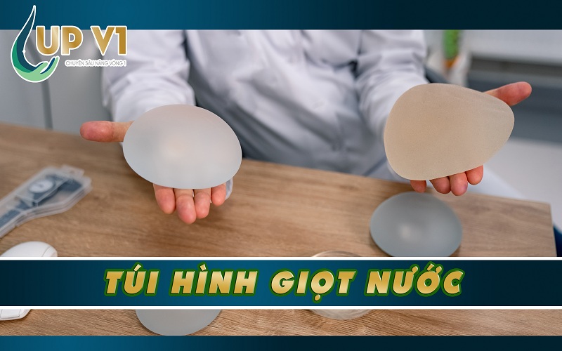 Túi ngực hình giọt nước