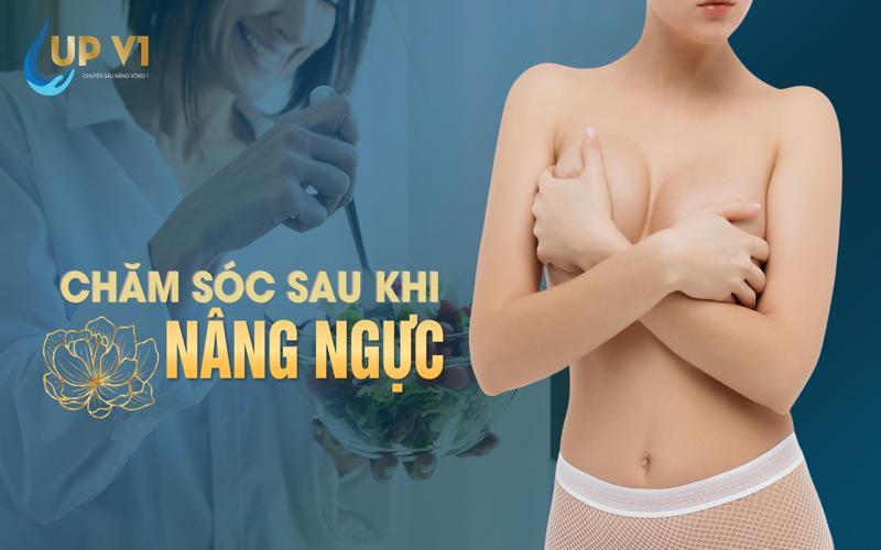 chăm sóc sau nâng ngực sa trễ