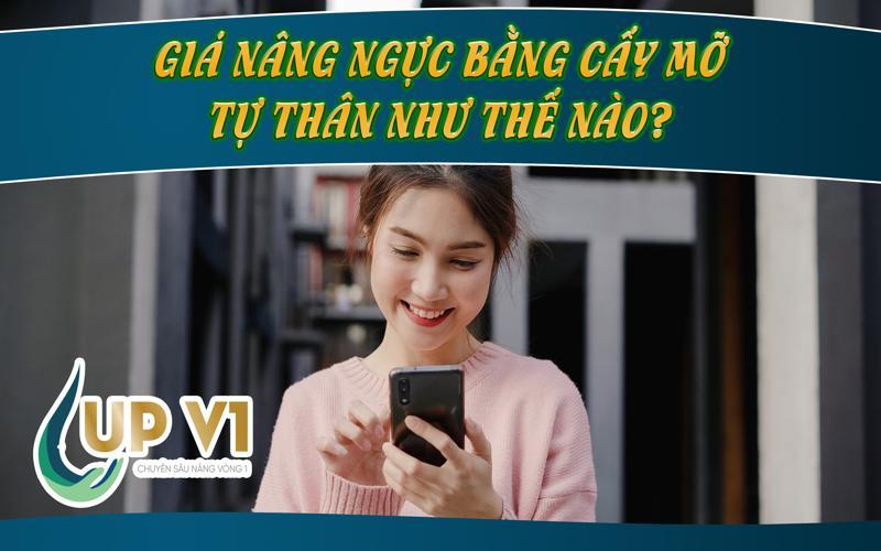 Giá nâng ngực bằng mỡ tự thân