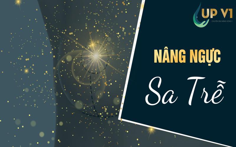 nâng ngực sa trễ sẹo dọc