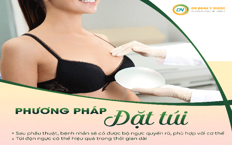 phương pháp nâng ngực đặt túi