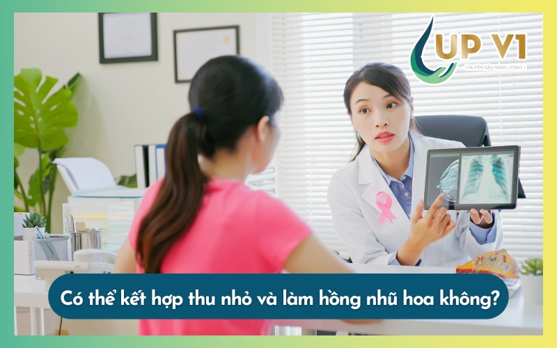 thu nhỏ và làm hồng nhũ hoa