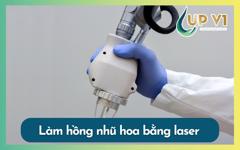 phẫu thuật làm hồng nhũ hoa bằng laser