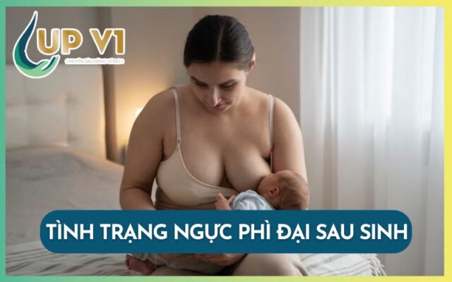 ngực phì đại sau sinh